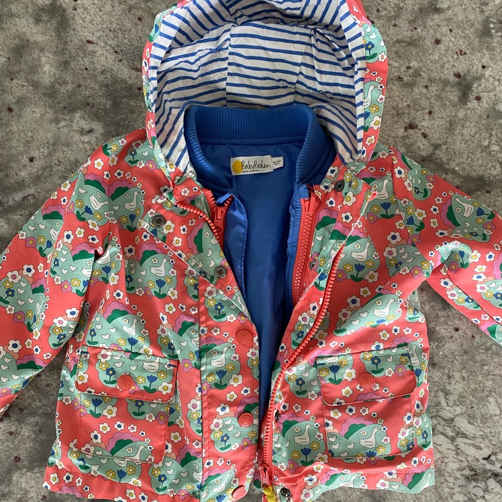 Mini Boden 3 in 1 jacket in size 18-24 mo